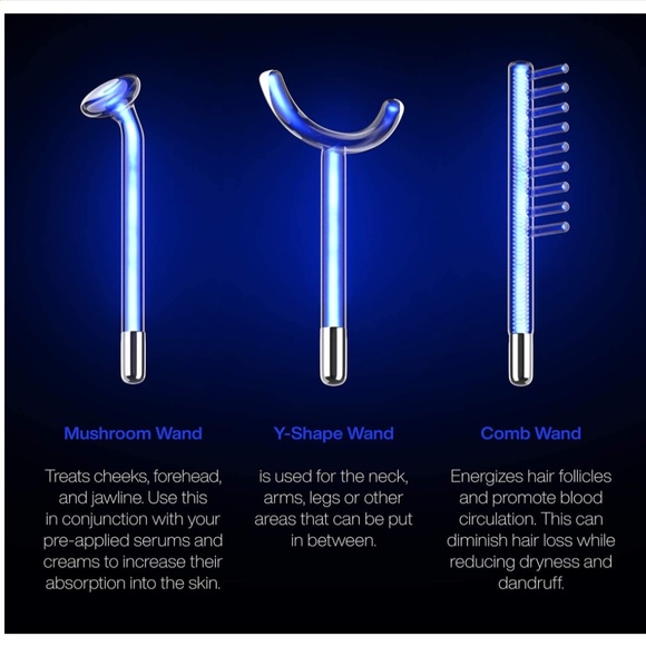 Portable High Frequency device - NuDerma Clinical Skin - Picture 8 of 9